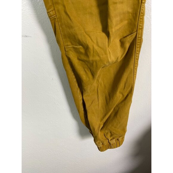 Faherty Womens Mustard Twill Joggers Pants Size 26 Casual Classic 26" Preppy - Picture 14 of 16
